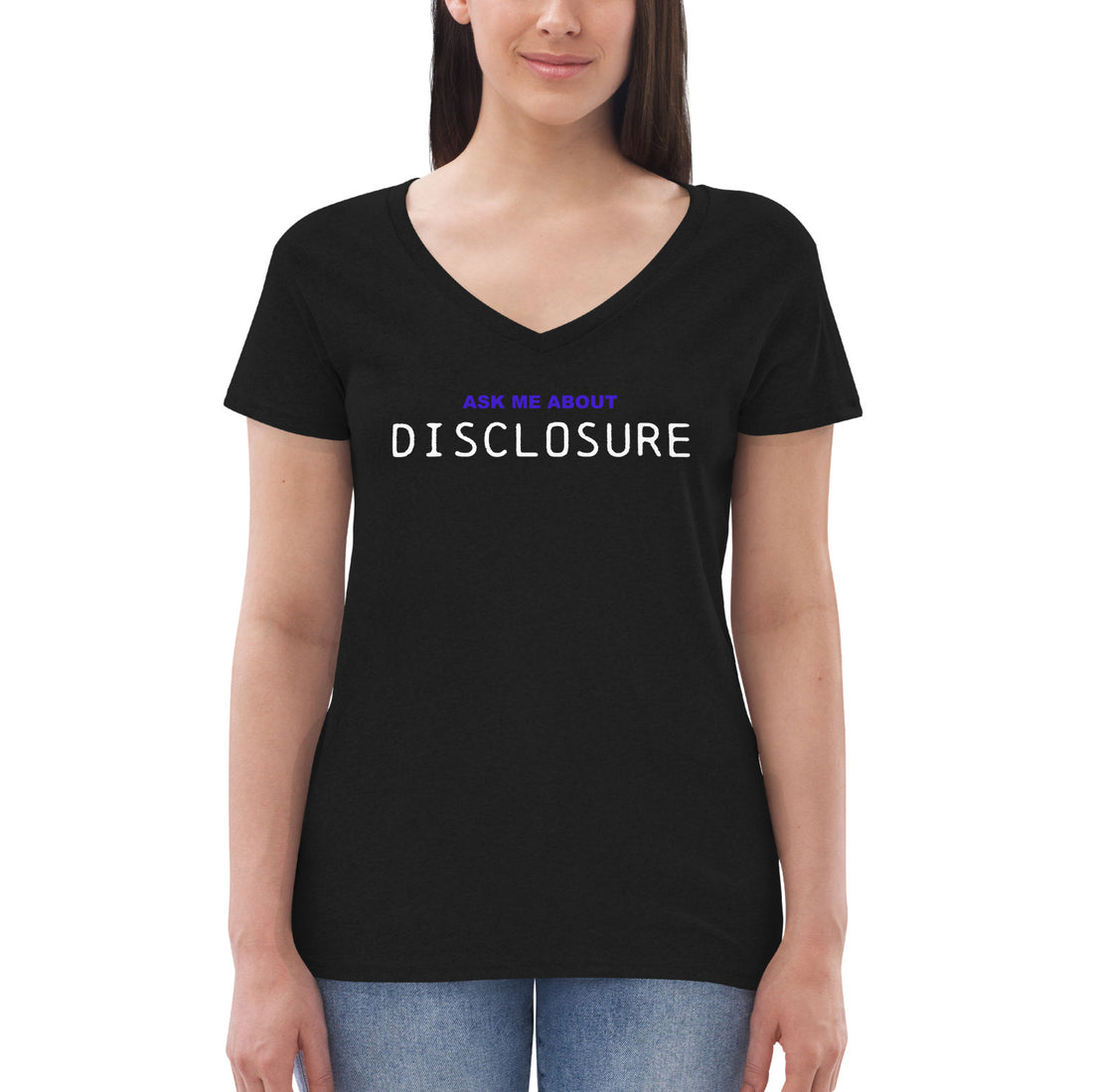 DISCLOSURE - Women’s V-neck T-shirt